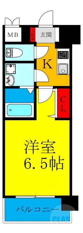 菅原の完工年月(2019年11月)築の賃貸マンションの間取り
