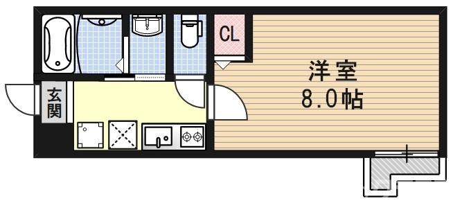 アークリード五条堀川の間取り