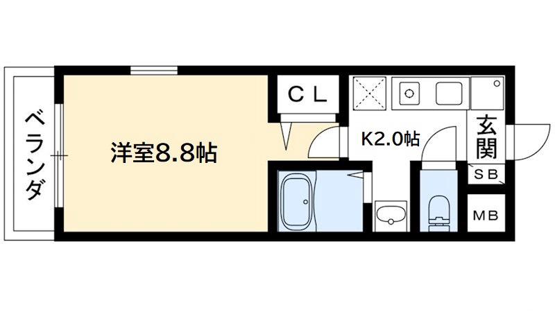 シャトーブランシュの間取り