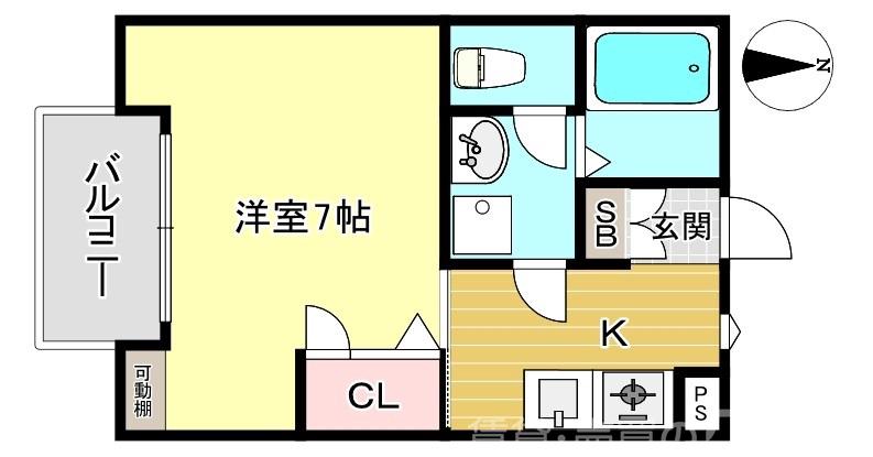 ラフィネ車道の間取り