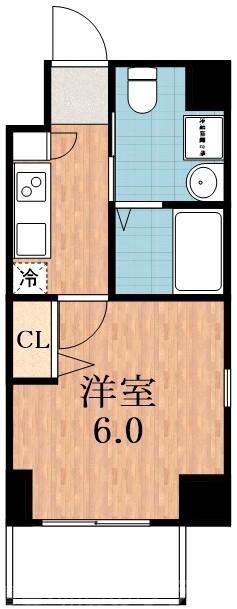 田辺の完工年月(2019年3月)築の賃貸マンションの間取り