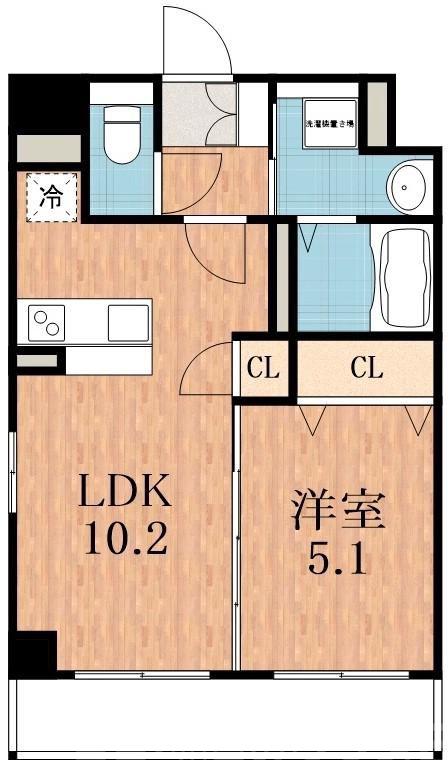 平野西の完工年月(2016年7月)築の賃貸マンションの間取り