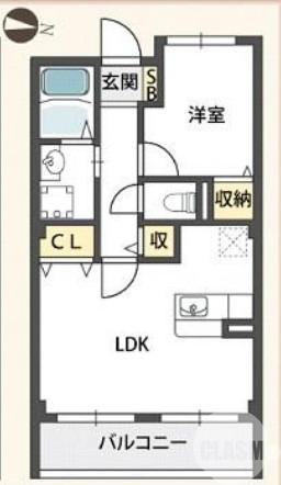 日置荘田中町の完工年月(2005年5月)築の賃貸マンションの間取り