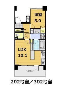 ライオンズ鴨川東の間取り