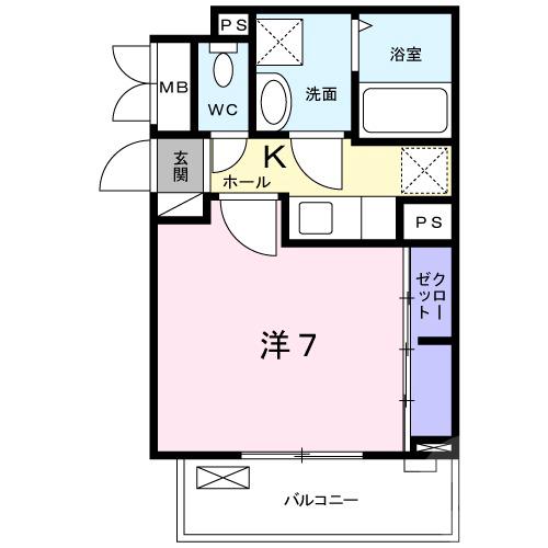 岸部中の完工年月(2024年3月)築の賃貸アパートの間取り