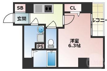 グランパシフィック木川東の間取り