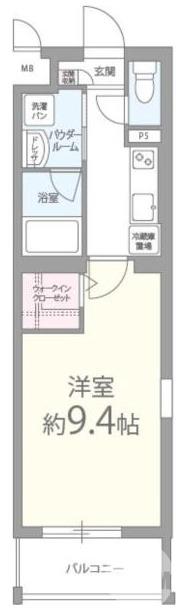 蔵前町の完工年月(2012年5月)築の賃貸マンションの間取り