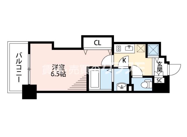 Luxe難波西Ⅰの間取り