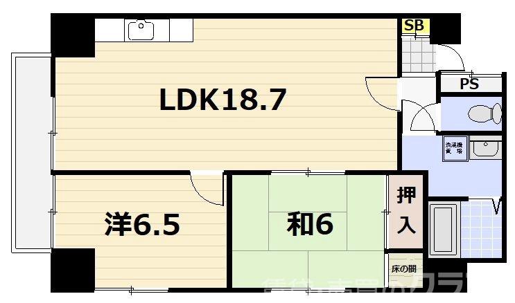 エルバーニョくろもんの間取り