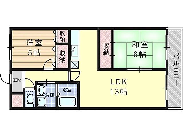 グランビア桂の間取り