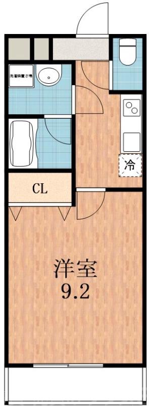 安立の完工年月(2010年3月)築の賃貸アパートの間取り