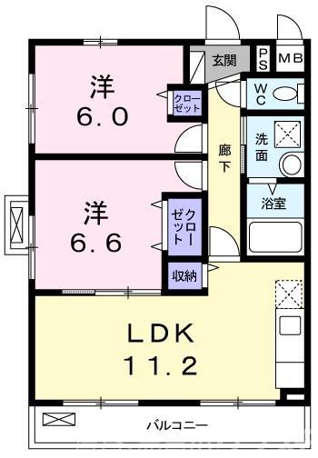 カトル・セゾンの間取り