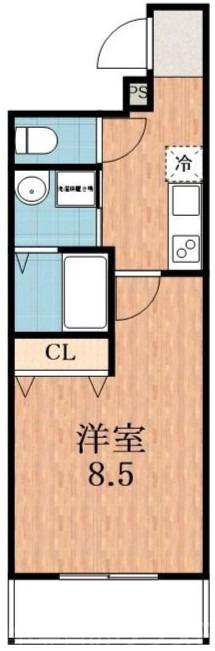遠里小野の完工年月(2018年2月)築の賃貸アパートの間取り