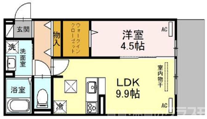 ラ・グレースの間取り