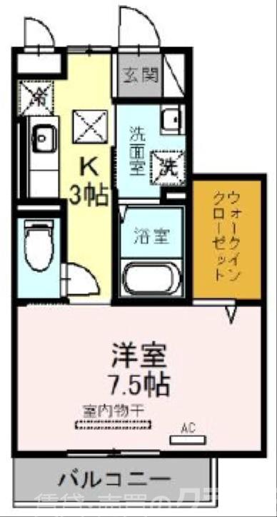 アラン・コートの間取り