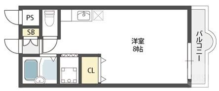 金田町の完工年月(1992年3月)築の賃貸マンションの間取り