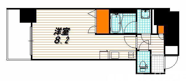 アドバンス京都四条堀川ノーブルの間取り