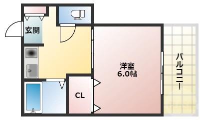 オプスMITSUYAの間取り