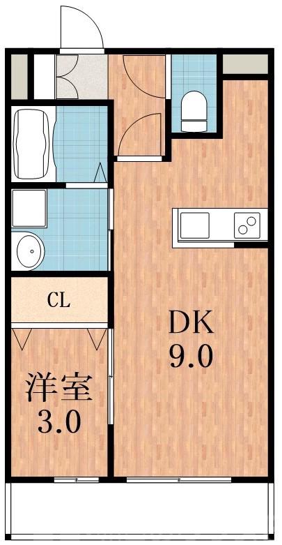 エーデ田辺の間取り