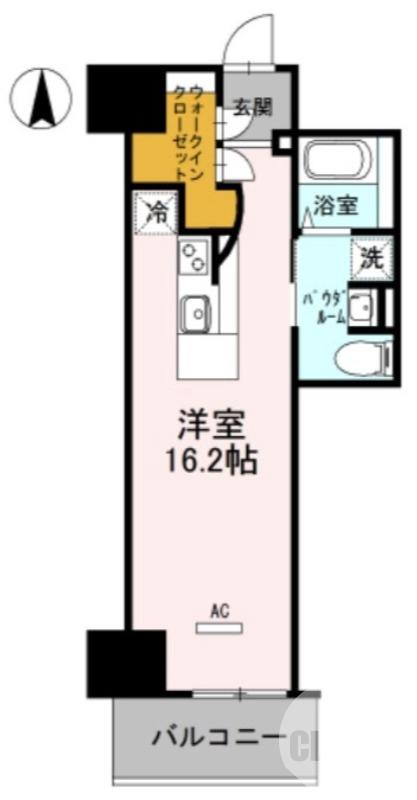北花田口町の完工年月(2017年10月)築の賃貸マンションの間取り