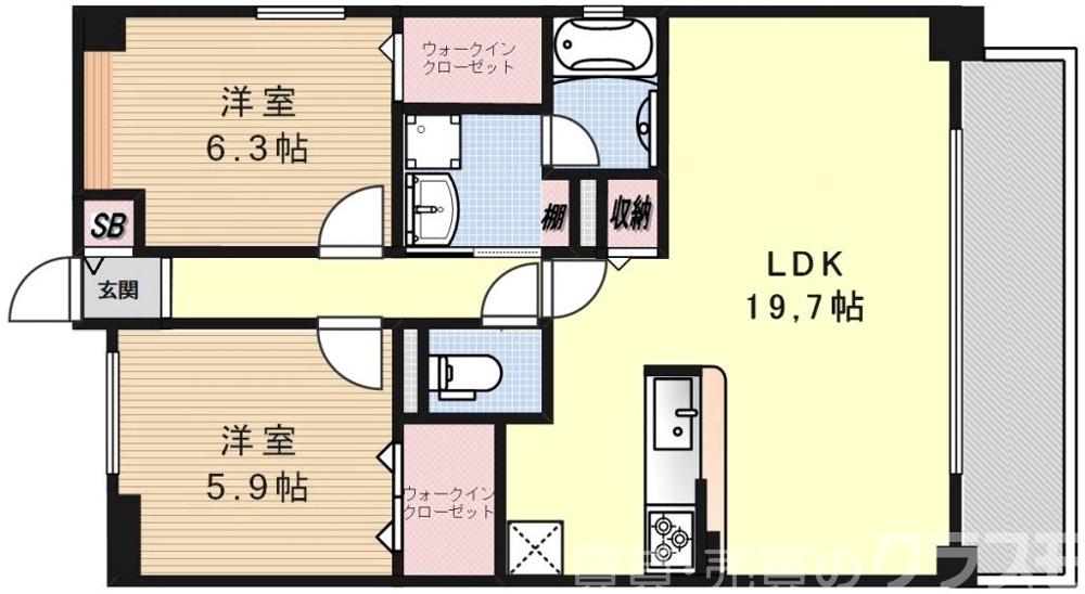 CASA LOTUS(カーサロータス)の間取り
