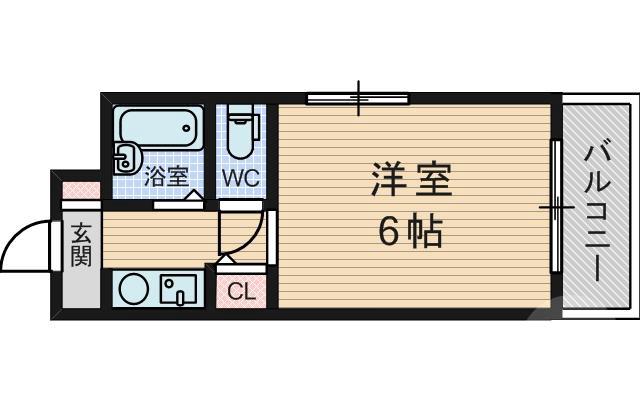 豊新の完工年月(1999年3月)築の賃貸マンションの間取り