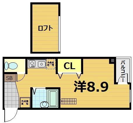 サンジュネス五条の間取り