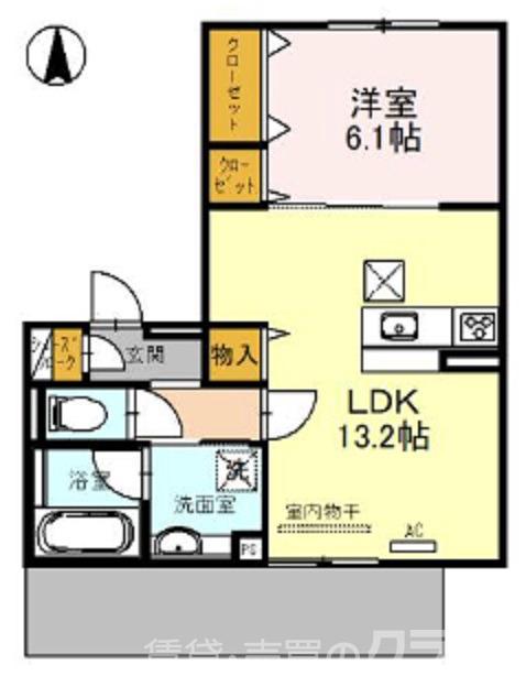 エルピーダ桂の間取り