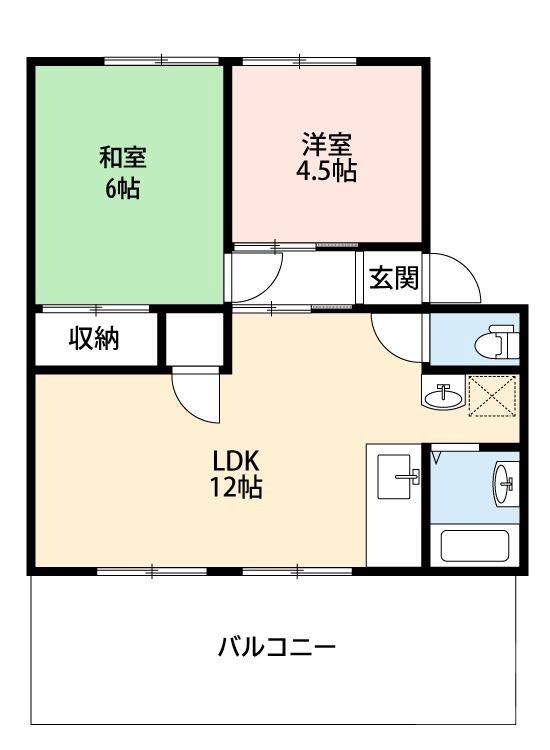 アメニティハイツの間取り
