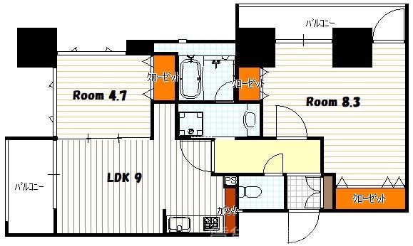 ピーノ京都西大路の間取り