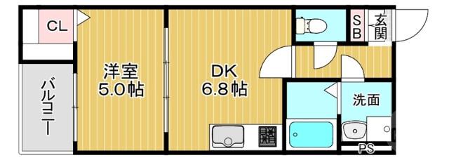 沢良宜西の完工年月（2025年3月）築の賃貸アパートの間取り