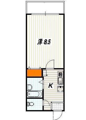Avenue高辻(アベニュー高辻)の間取り