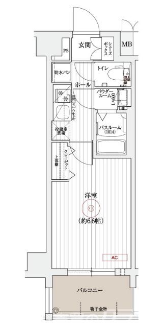 エステムコート京都東寺朱雀邸の間取り