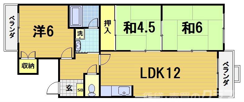 ファミィール桂の間取り