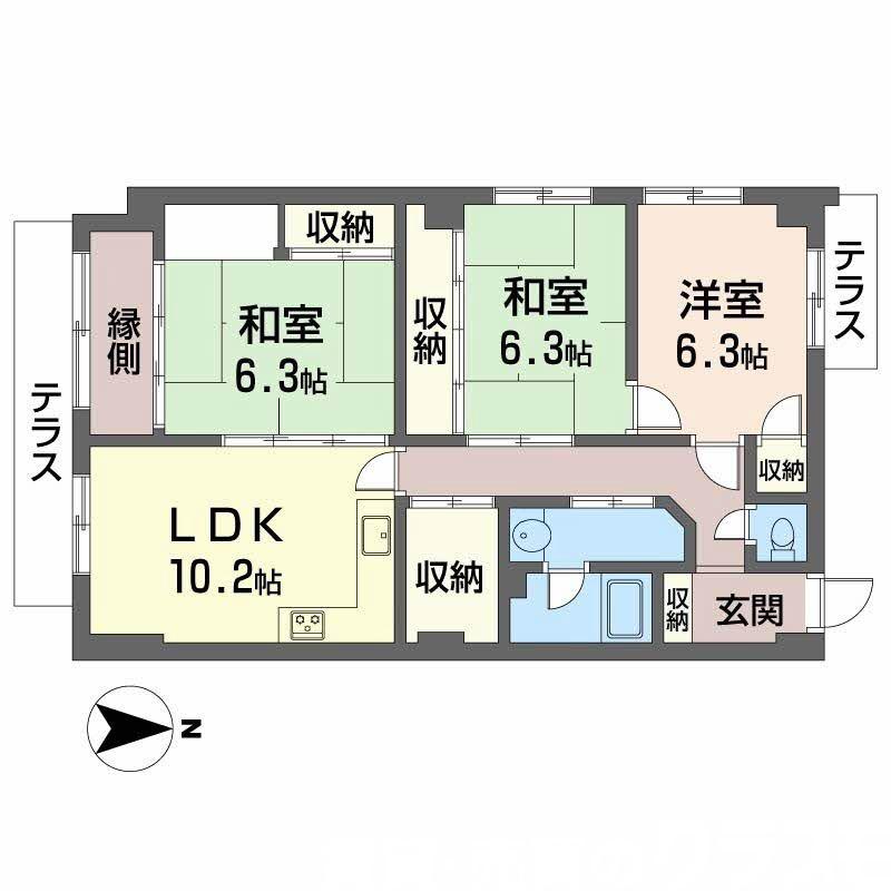 グレース北園の間取り