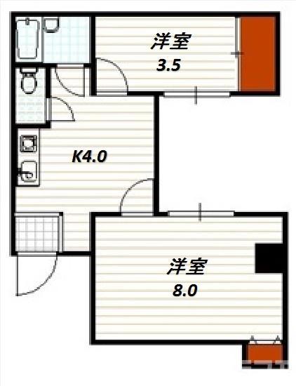 フジハイツの間取り
