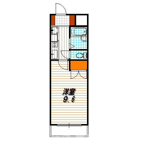 タウンルームキシの間取り