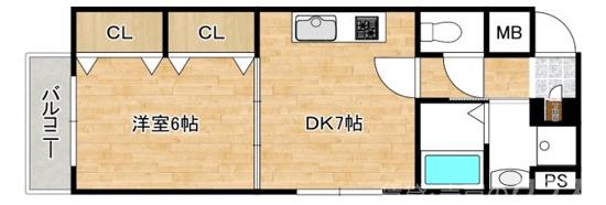 リゾ北白川の間取り