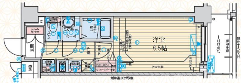アドバンス京都エーデルの間取り