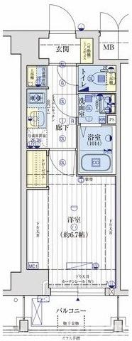 LW京都桜邸の間取り