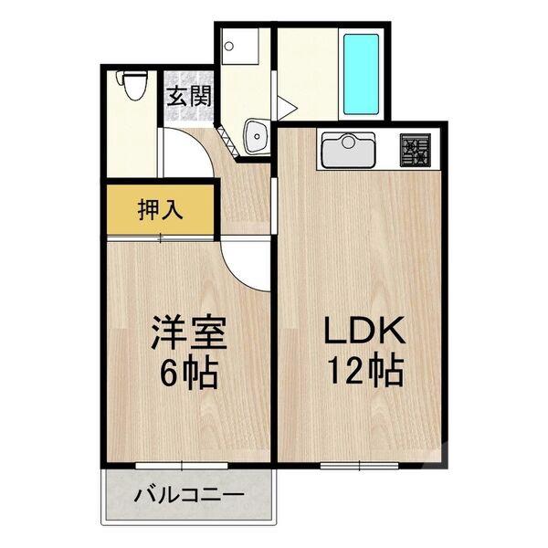 西淡路の完工年月（1994年4月）築の賃貸マンションの間取り