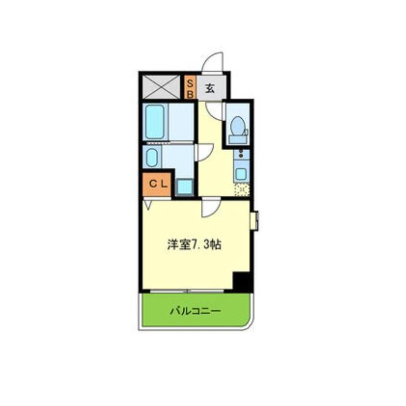 瑞光の完工年月(2007年7月)築の賃貸マンションの間取り