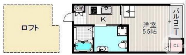 寺地町西の完工年月(2012年10月)築の賃貸アパートの間取り