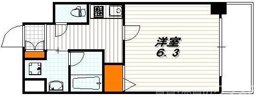 アスヴェル京都堀川高辻の間取り