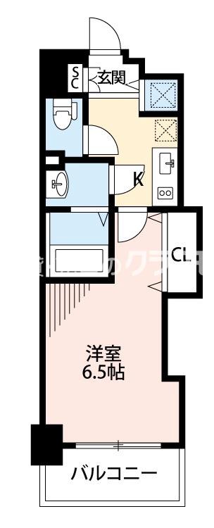 Luxe難波西Ⅰの間取り