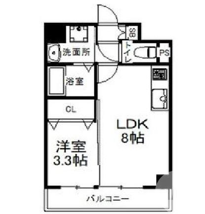 宿院町東の完工年月(2023年6月)築の賃貸マンションの間取り