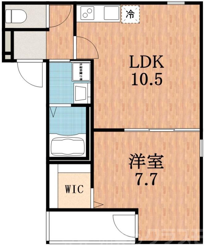 今川の完工年月(2026年6月)築の賃貸アパートの間取り