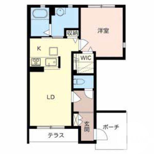 北花田町の完工年月(2013年11月)築の賃貸アパートの間取り