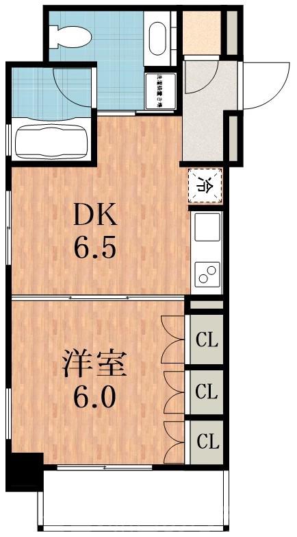 セイワパレス夕陽丘の間取り