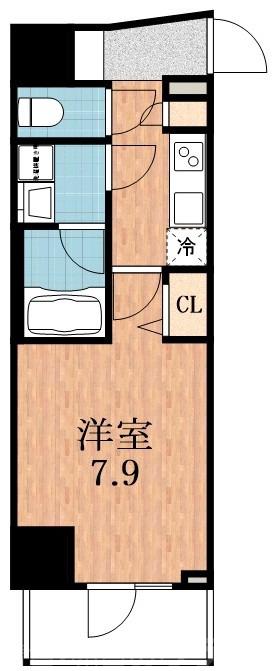 寺田町の完工年月(2026年4月)築の賃貸マンションの間取り